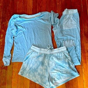 Pijamas long sleeve color blues